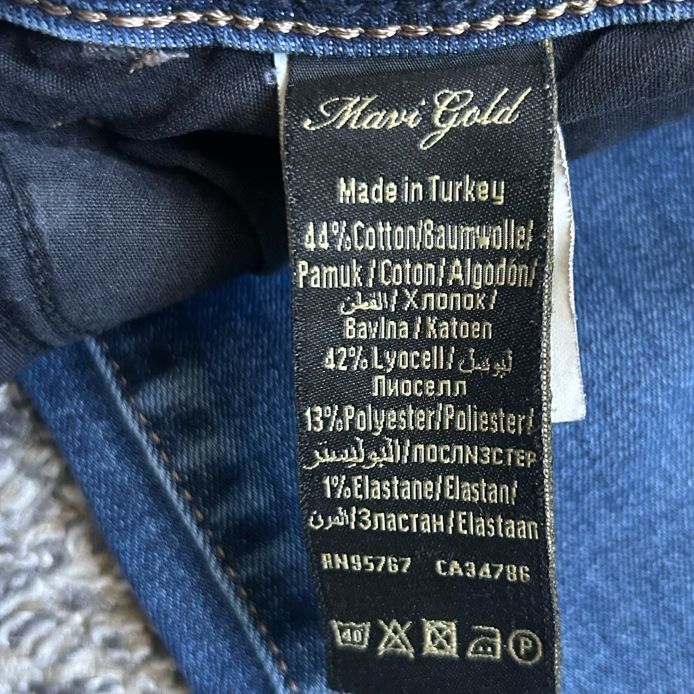 Mavi Gold Skinny Jeans size 27/32 - Picture 3 of 9